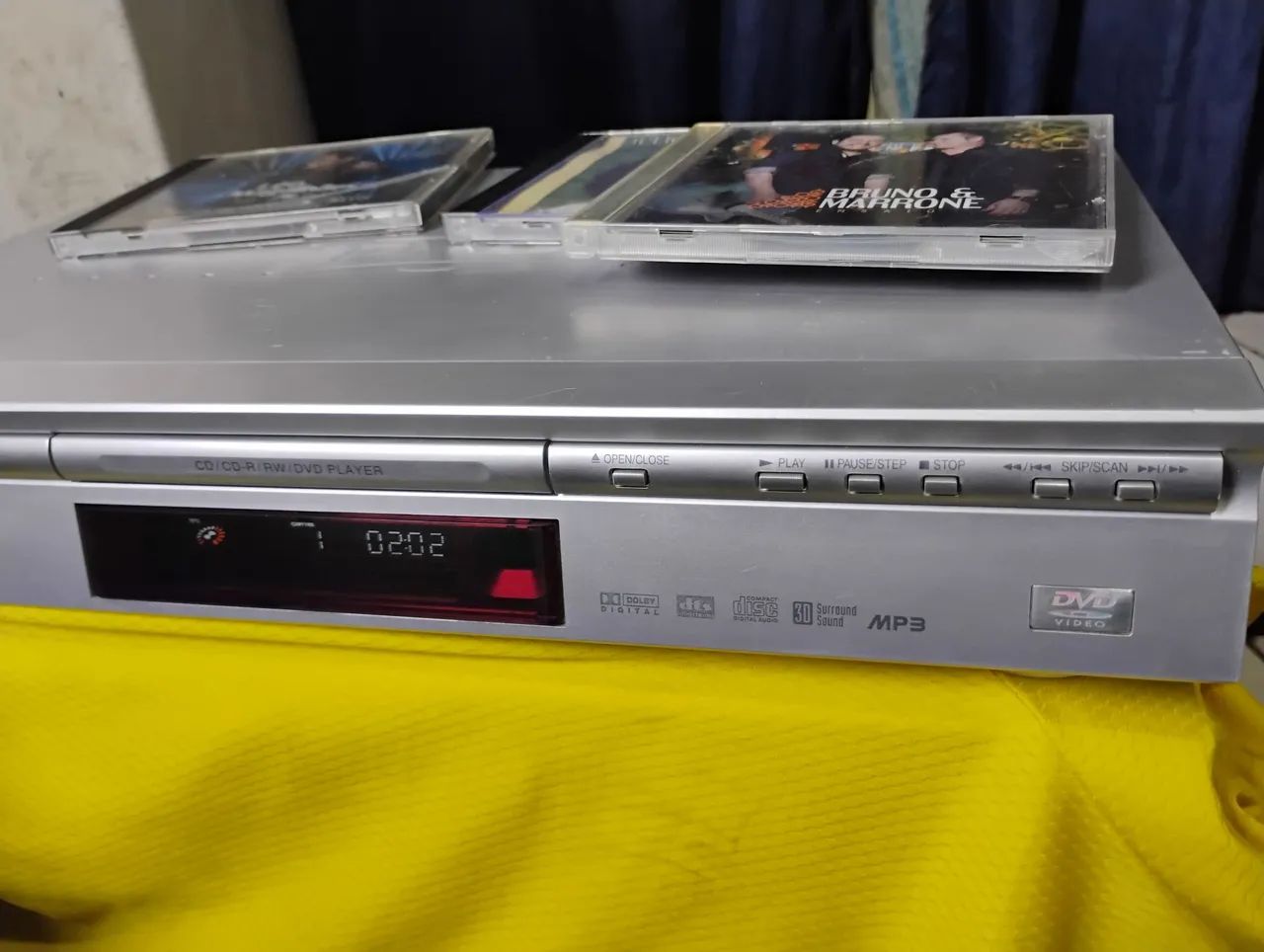 CD player DVD de alta qualidade vintage 