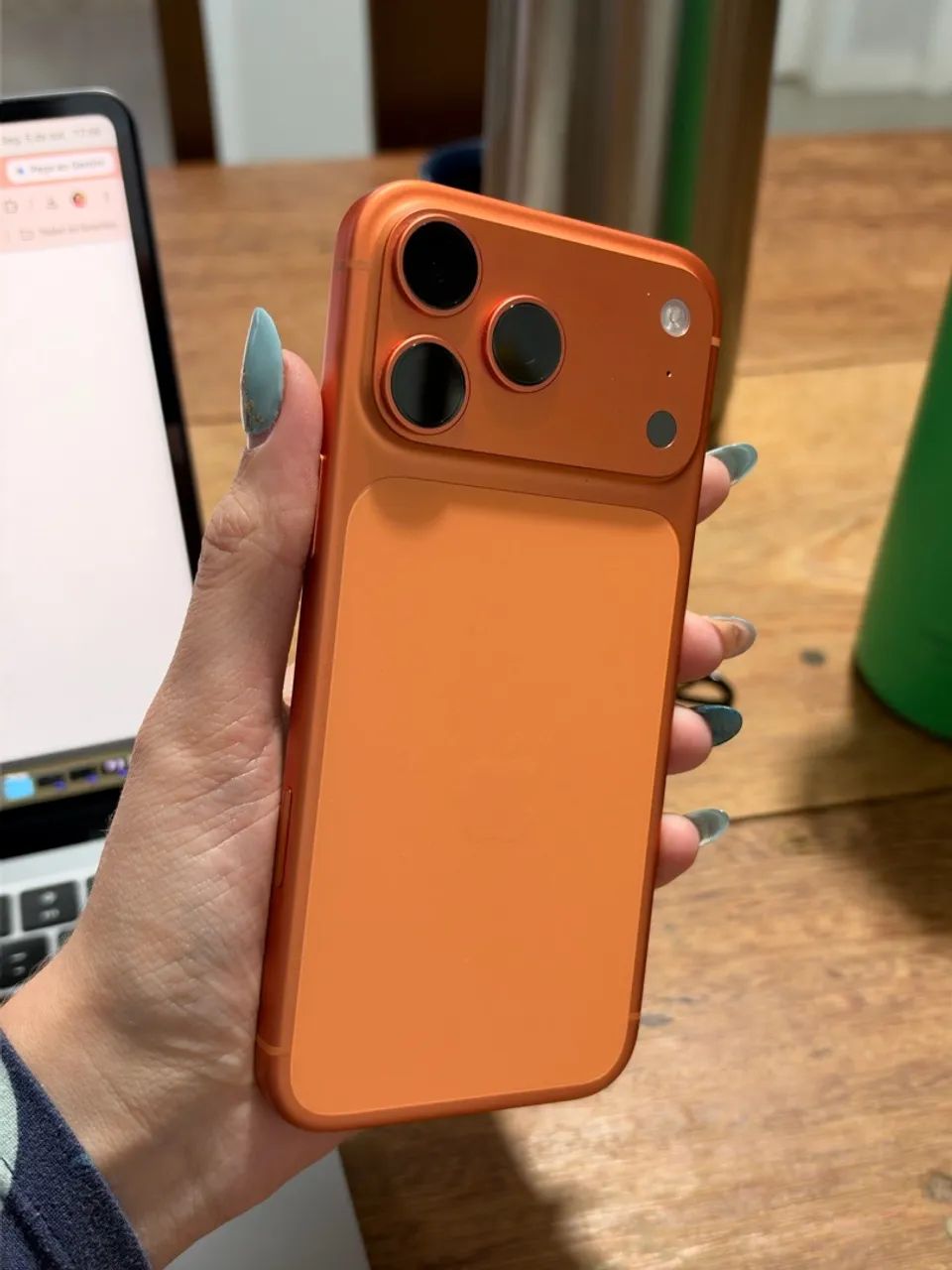 IPhone 17 PRO Max Laranja 256gb com garantia Apple