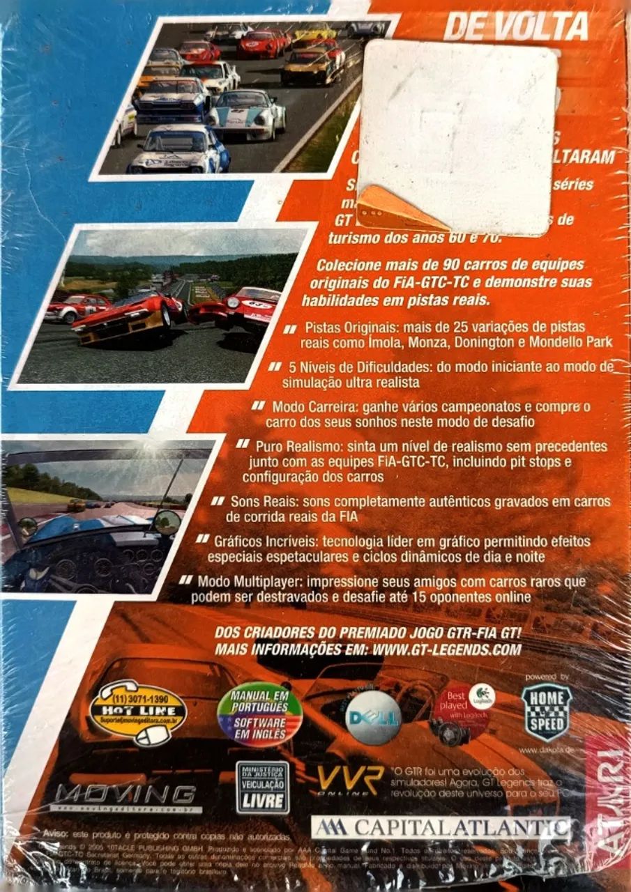 cd de jogo gt legends corrida lacrado 49cx - Foto 2