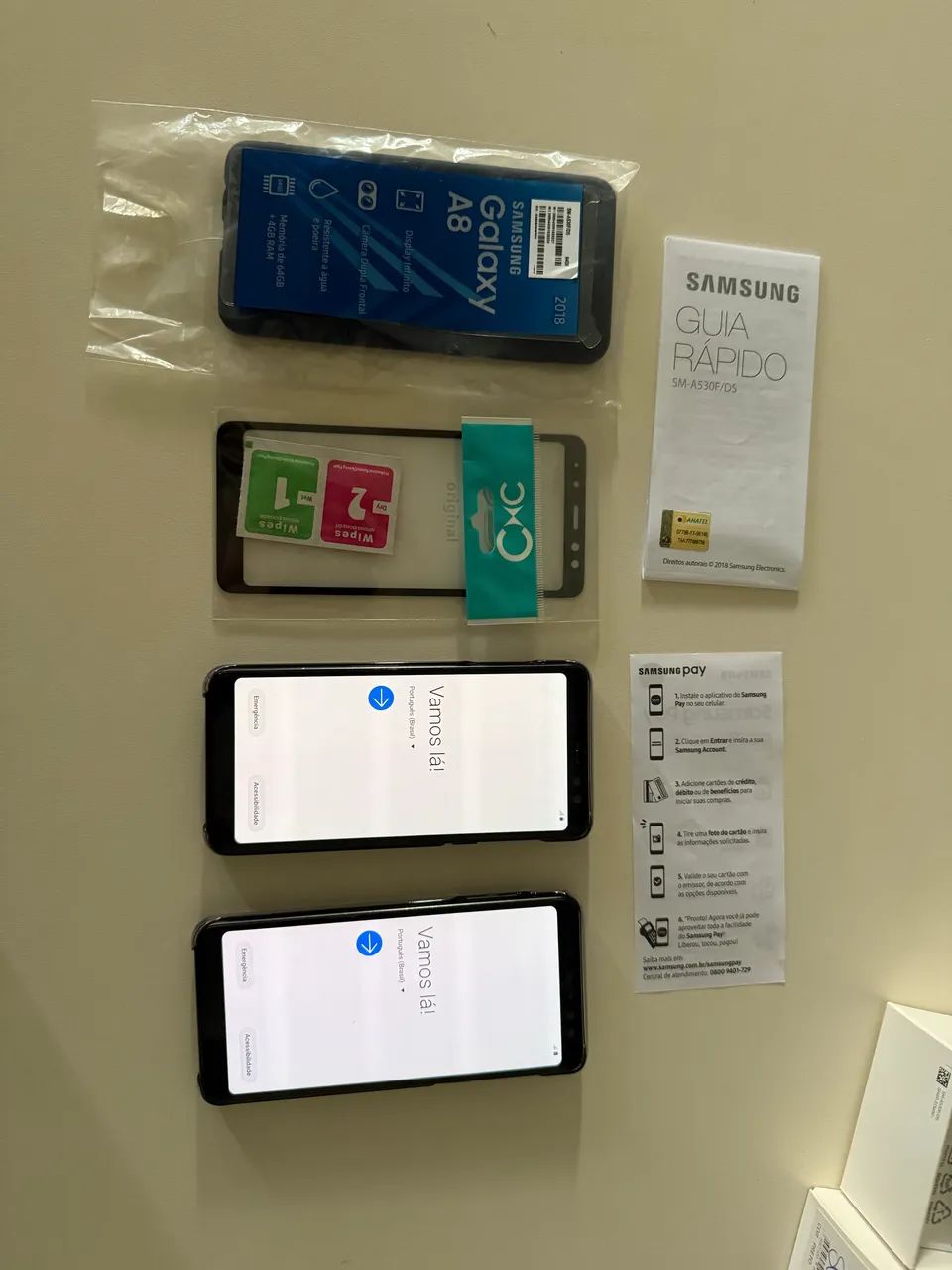 Samsung Galaxy A8 usado com caixa original + Capinha + Película - Foto 5