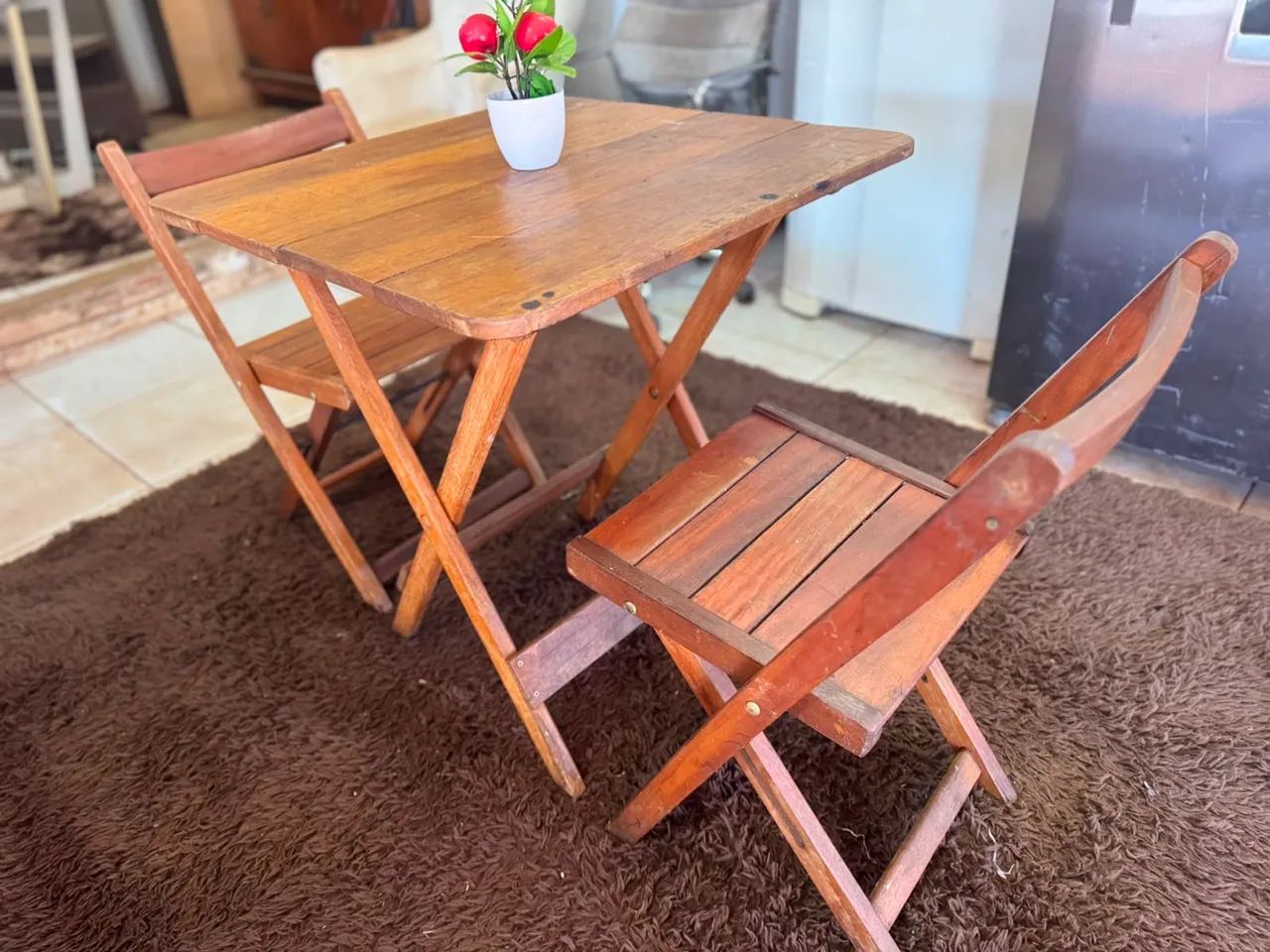 Mesa e cadeiras dobrável - Foto 5