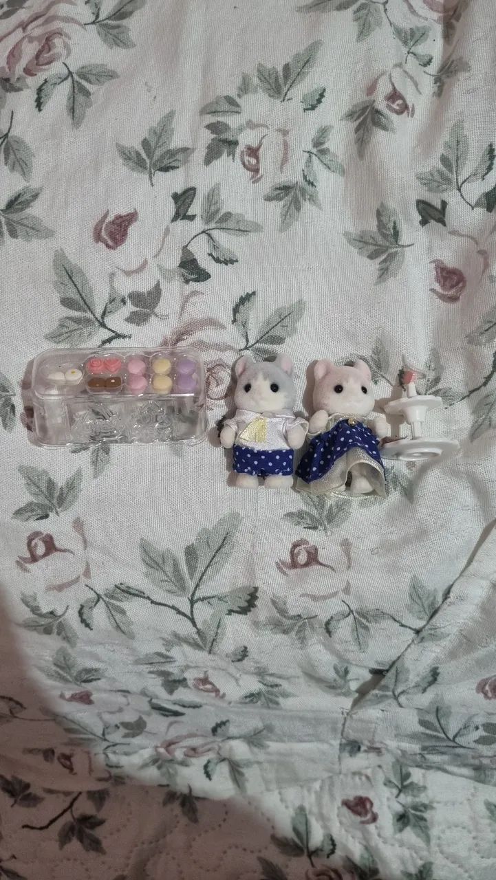 Curly ear cats sylvanian families (set completo)