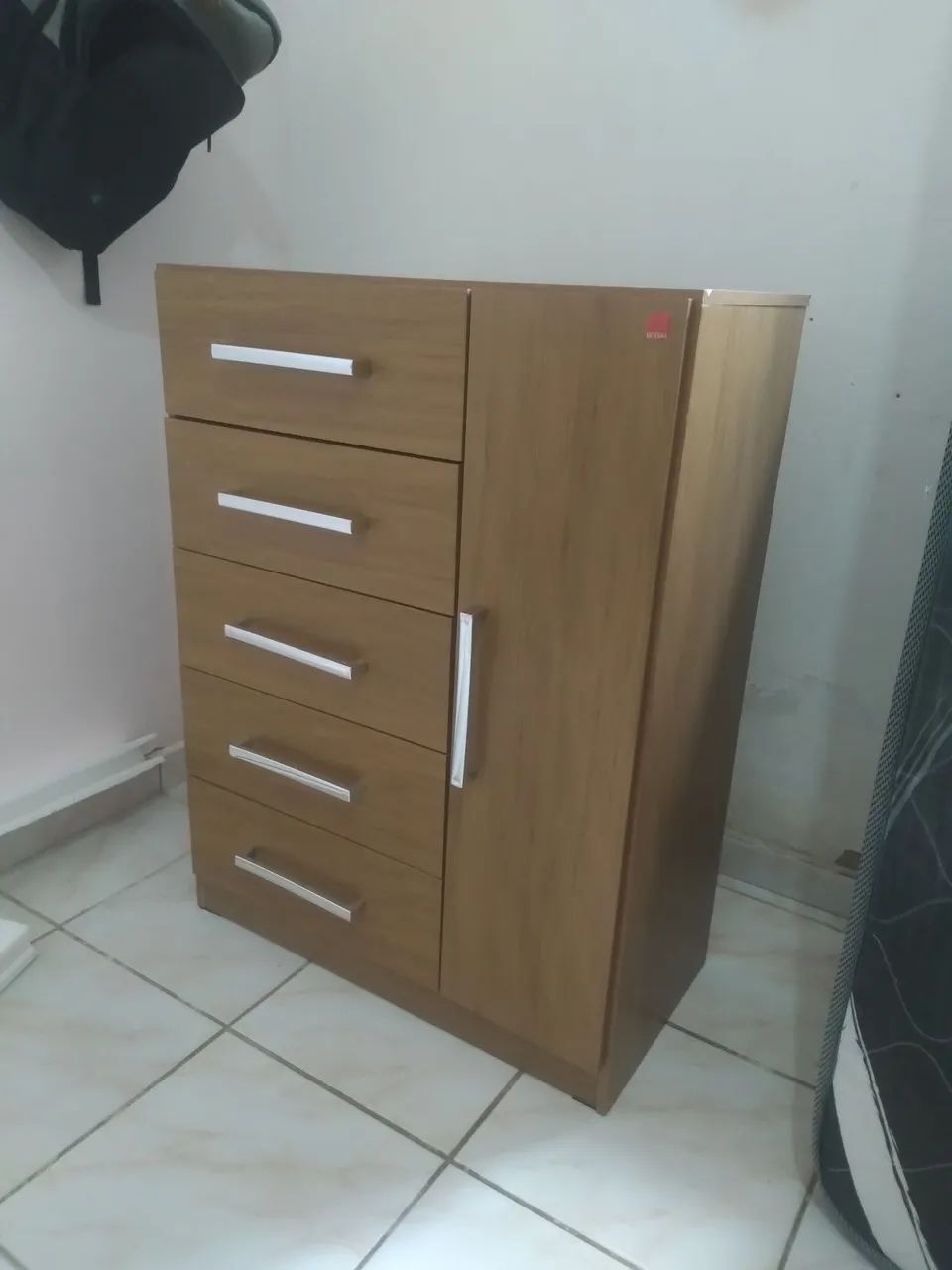 Guarda roupa comoda e cama solteiro  - Foto 4
