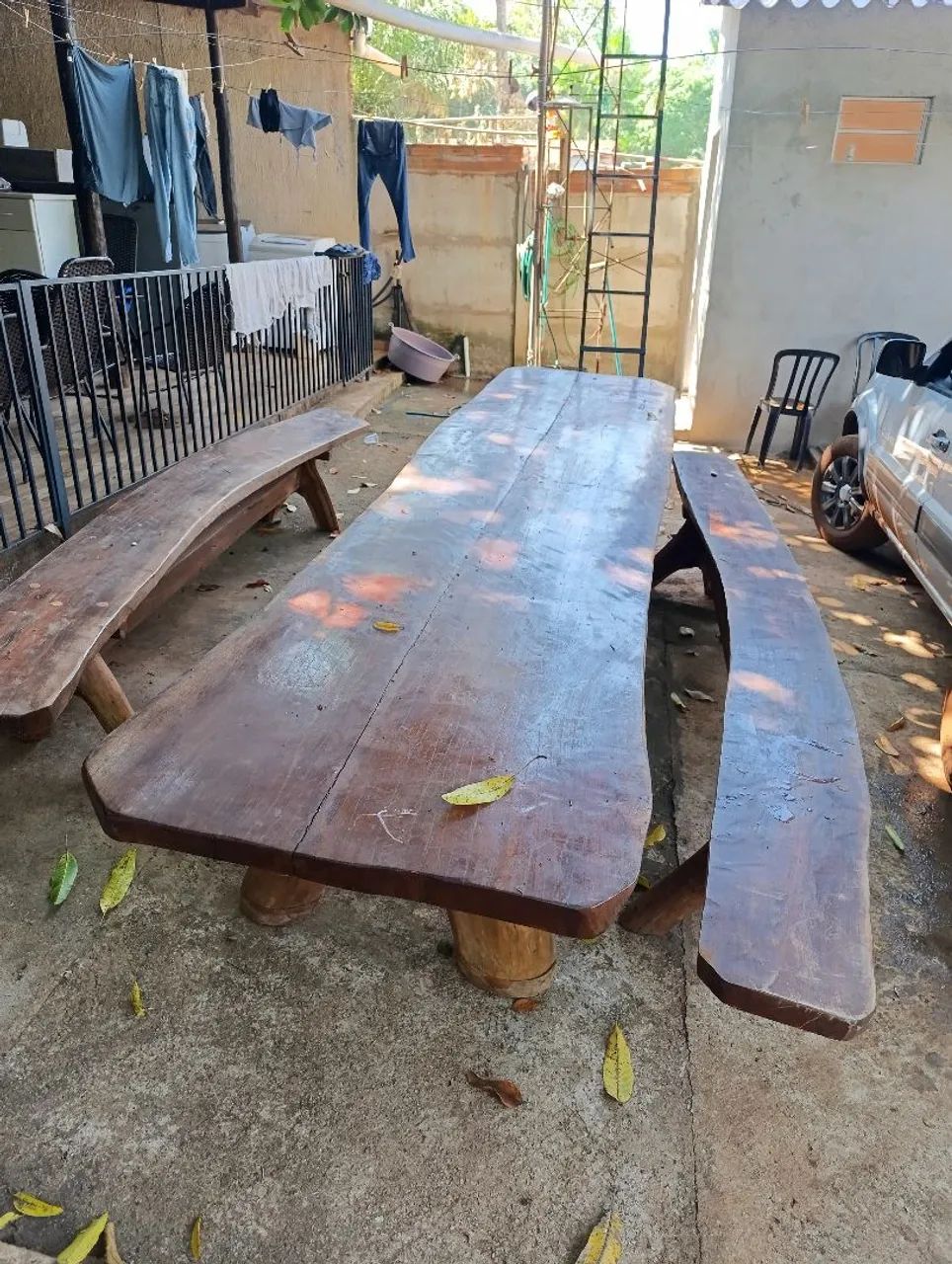 Mesa de madeira de 4 metros - Foto 4