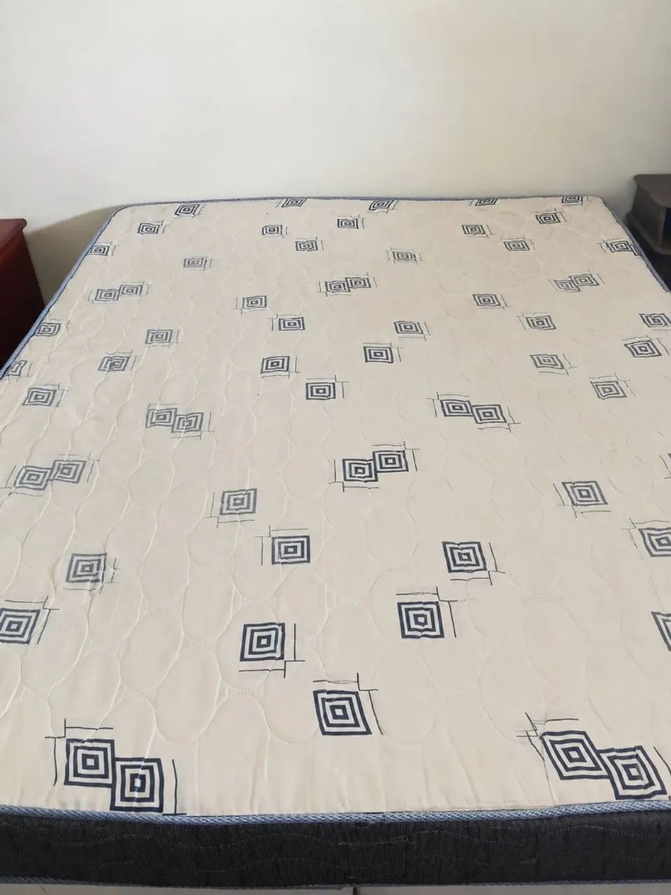 Cama box queen e colchão Ortobom  - Foto 3