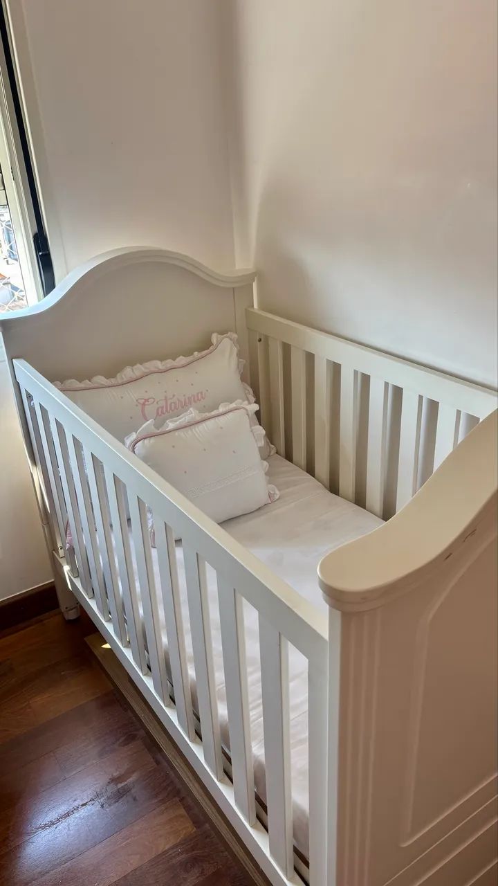 Berço estilo provençal branco  - Foto 4