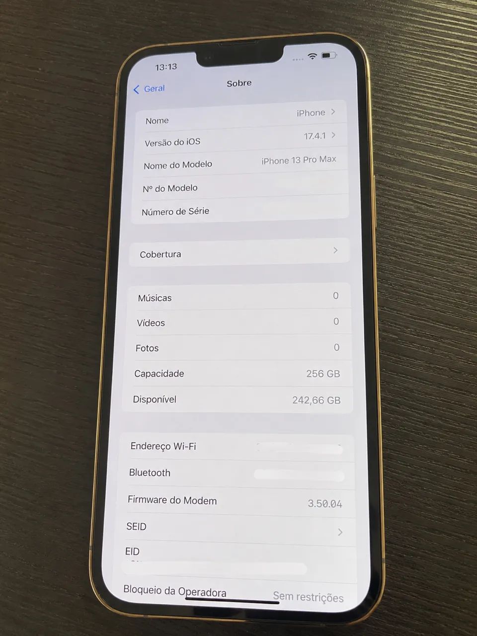 VENDO - iPhone 13 Pro Max 256 GB Gold
