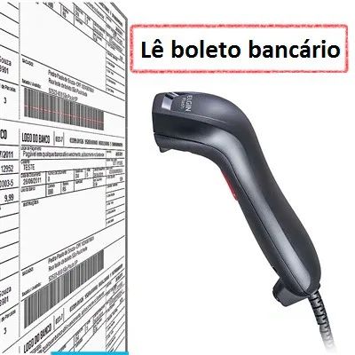 Leitor de código de barras Elgin Flash (lê boleto bancário)