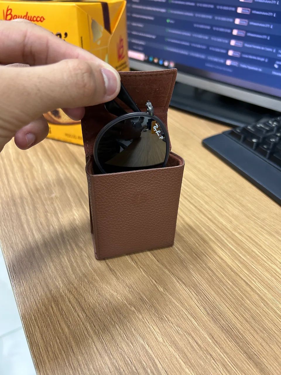 Óculos Ray Ban dobrável  - Foto 4