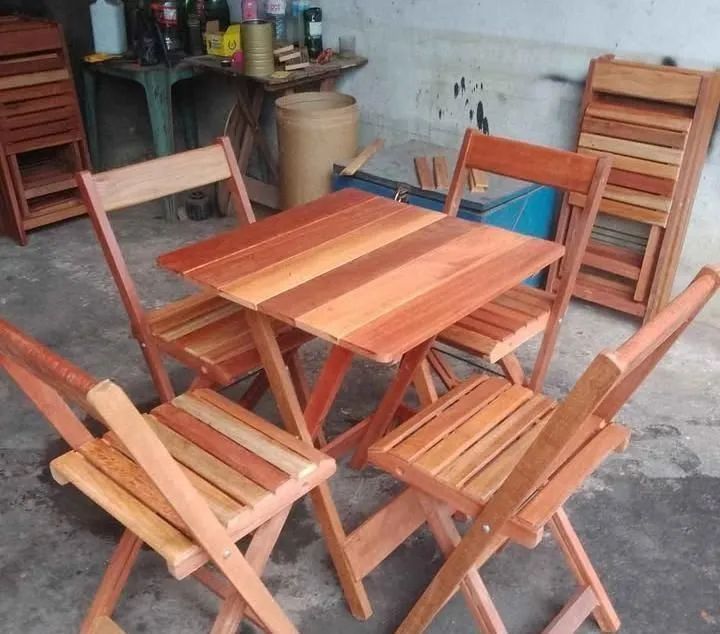 JOGO DE MESA DOBRAVEL  - Foto 2