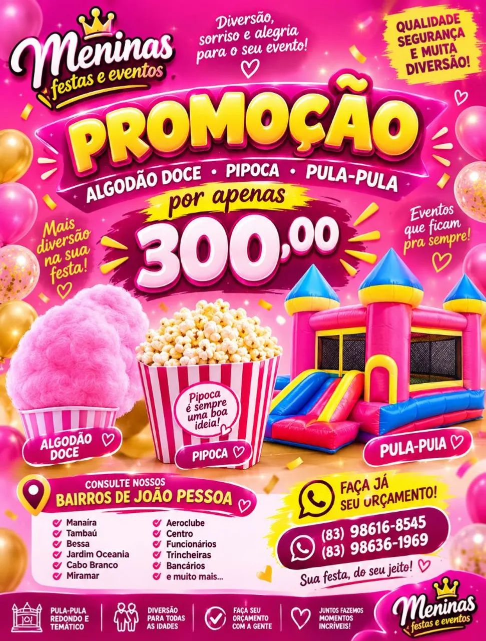 Pula pula, algodão doce,  pipoca,crepe Suíço  - Foto 5