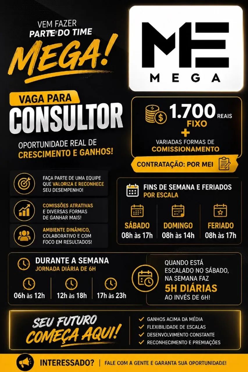 CONSULTOR DE VENDAS