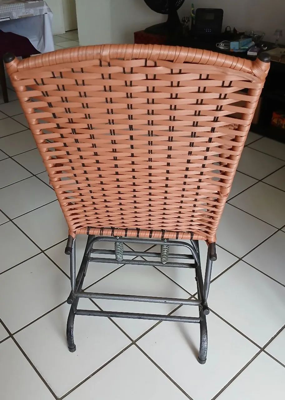 Cadeira de balanço tipo vime  - Foto 3