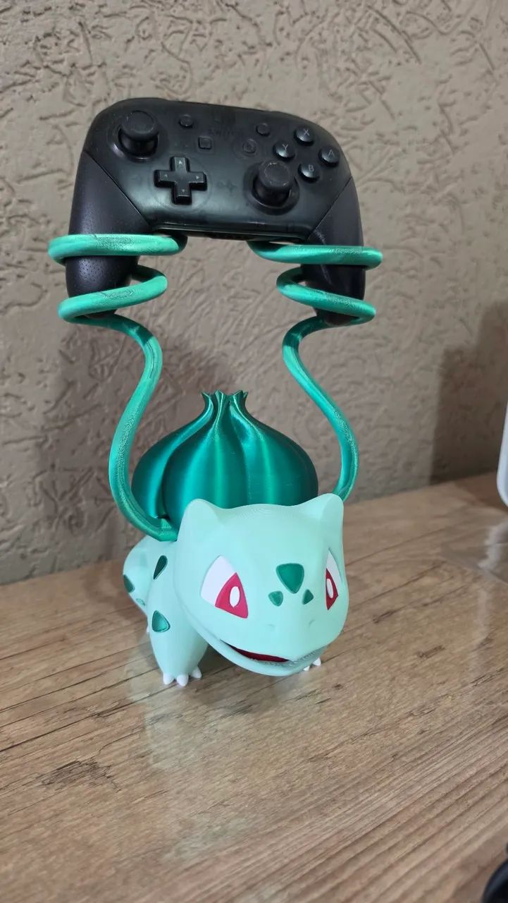 Suporte de Controle Bulbasaur Switch PS5 Xbox