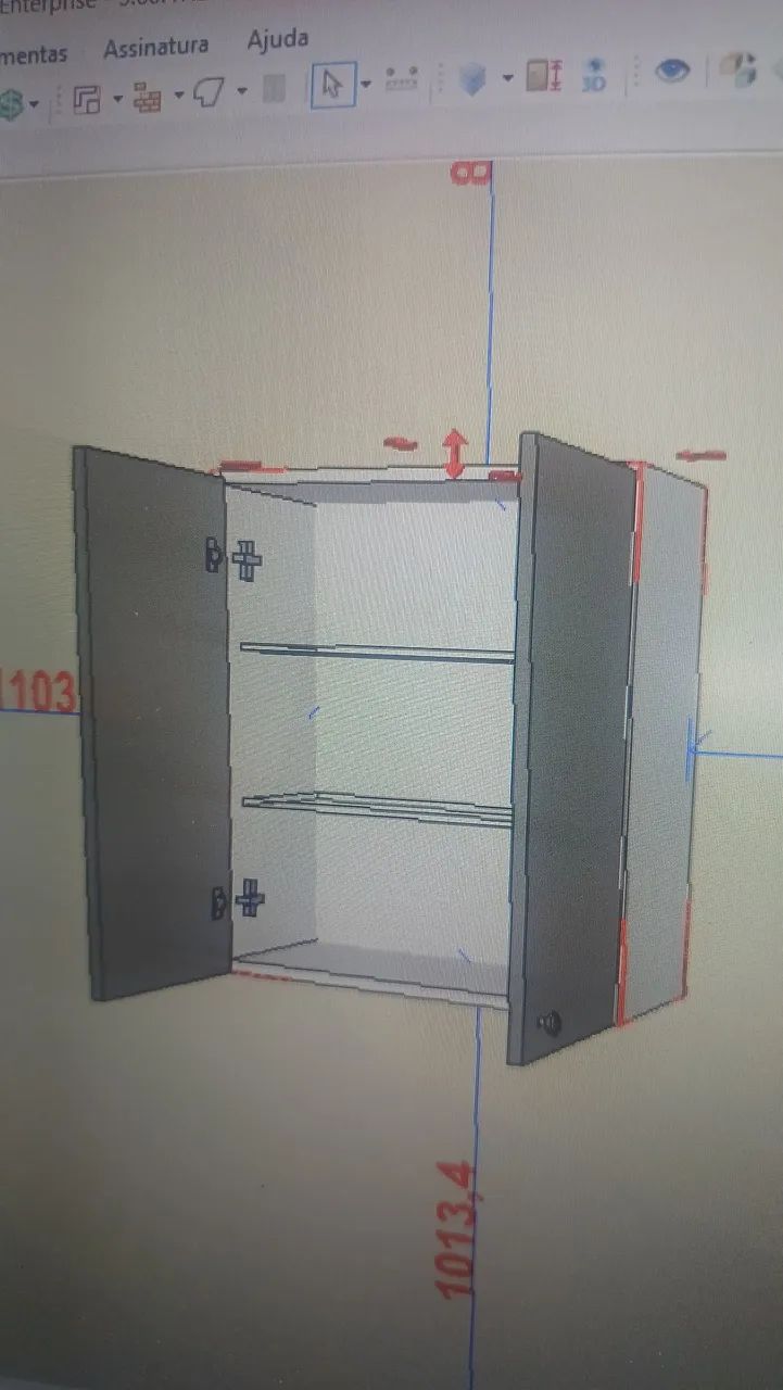 Modulos planejado superior para banheiro