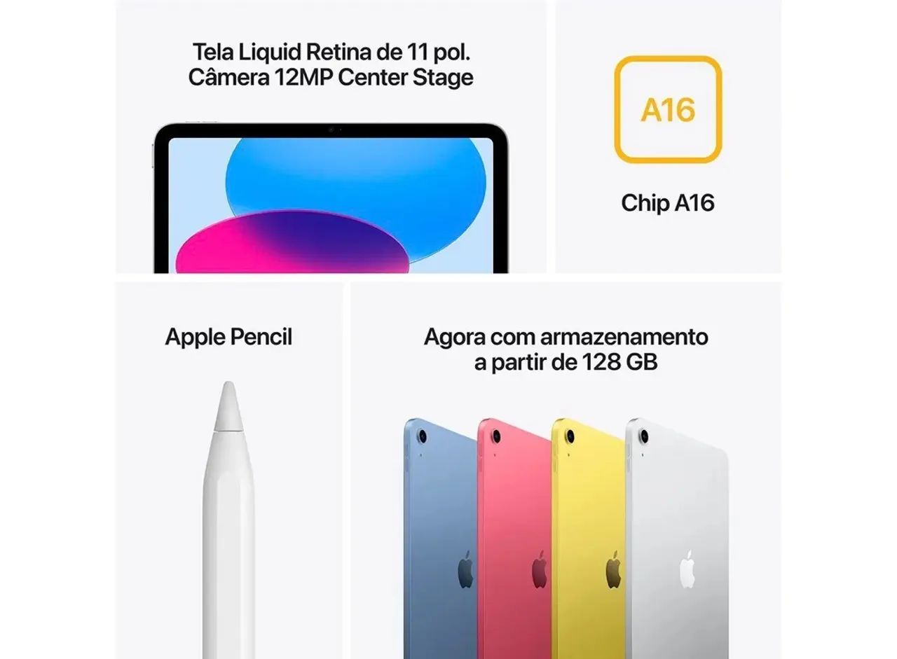 Ipad 11 A16 128gb - Foto 2