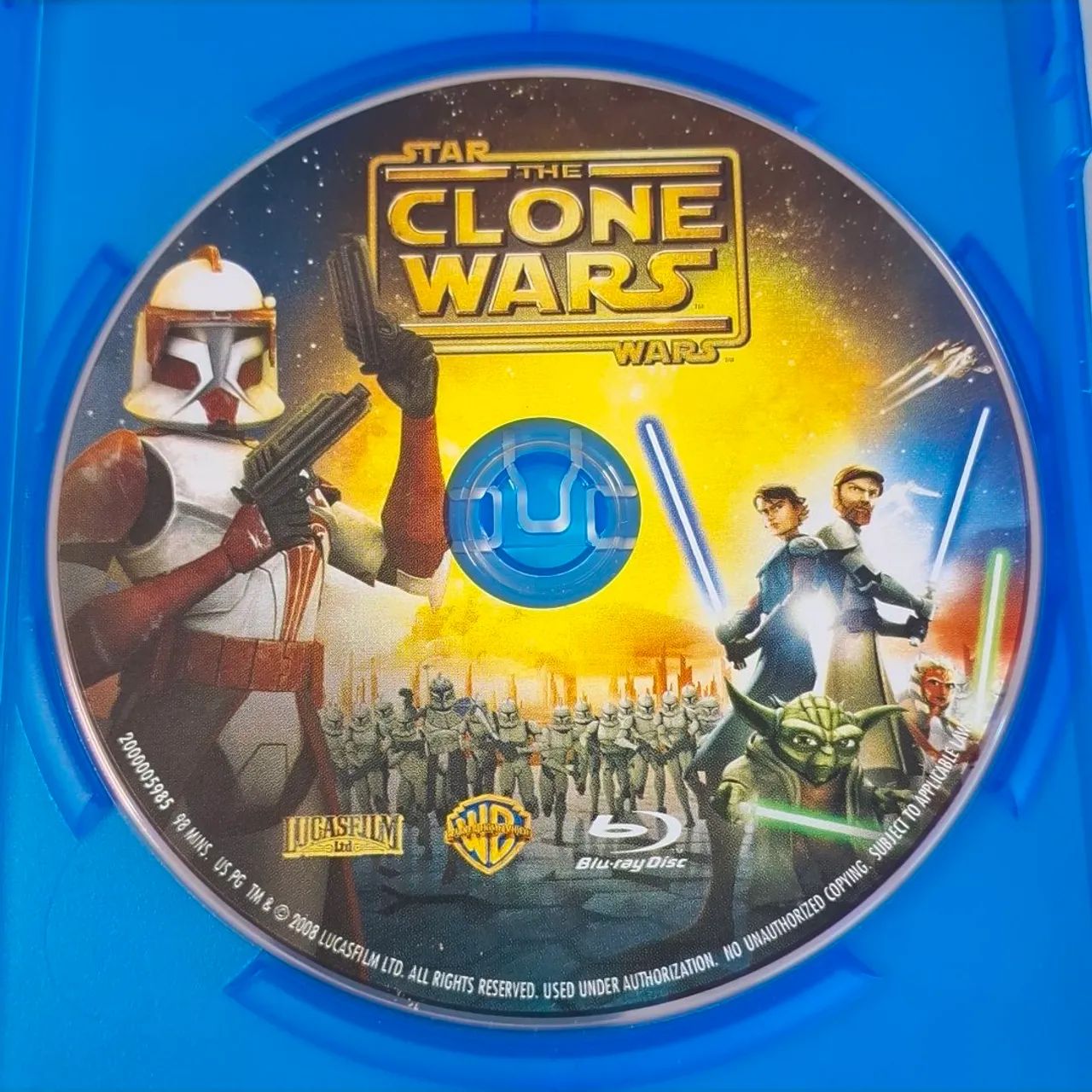 Blu-ray Clone Wars Star Wars Original Usado - Foto 2