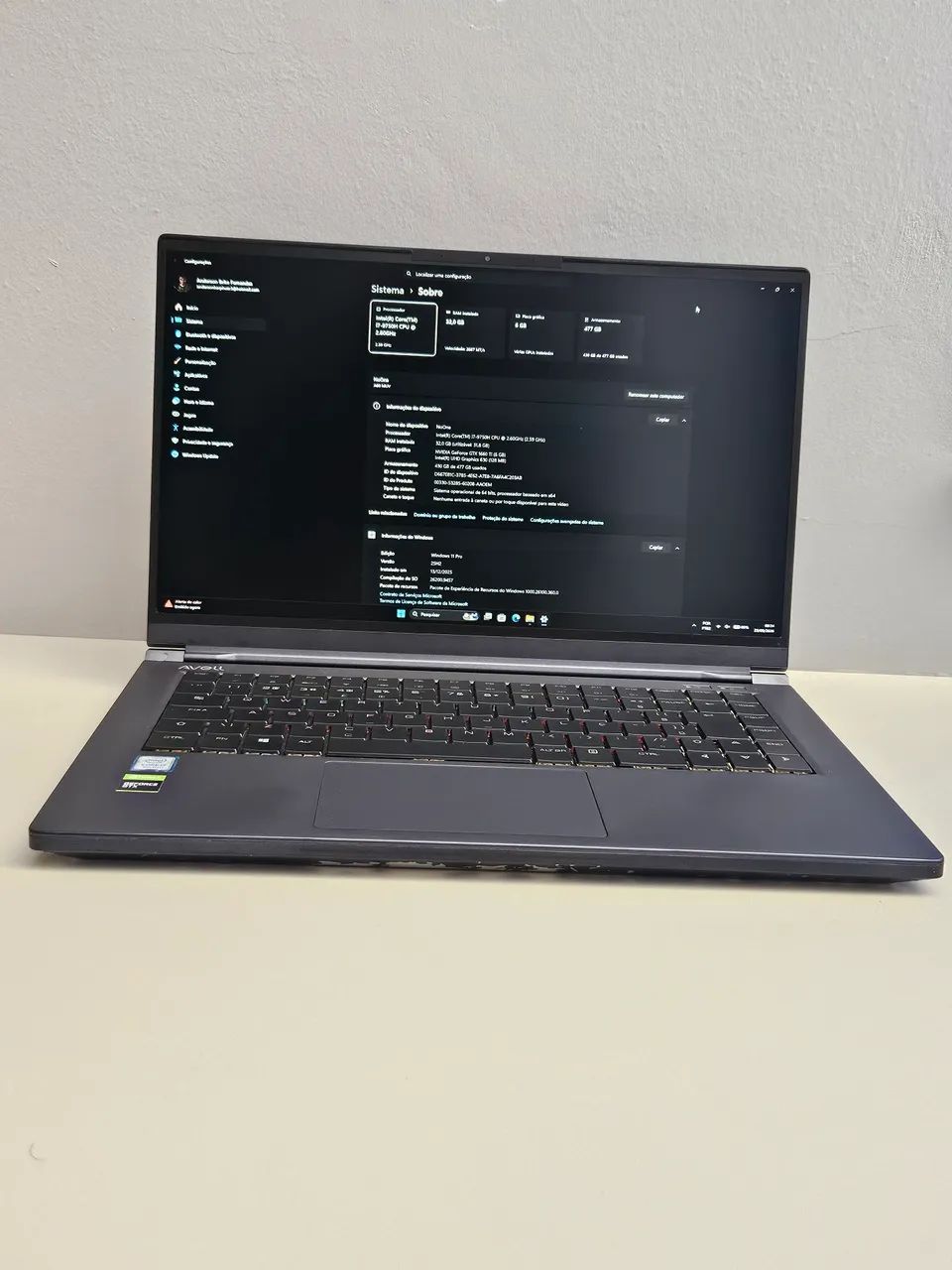 Notebook Avell a60 muv - Foto 2