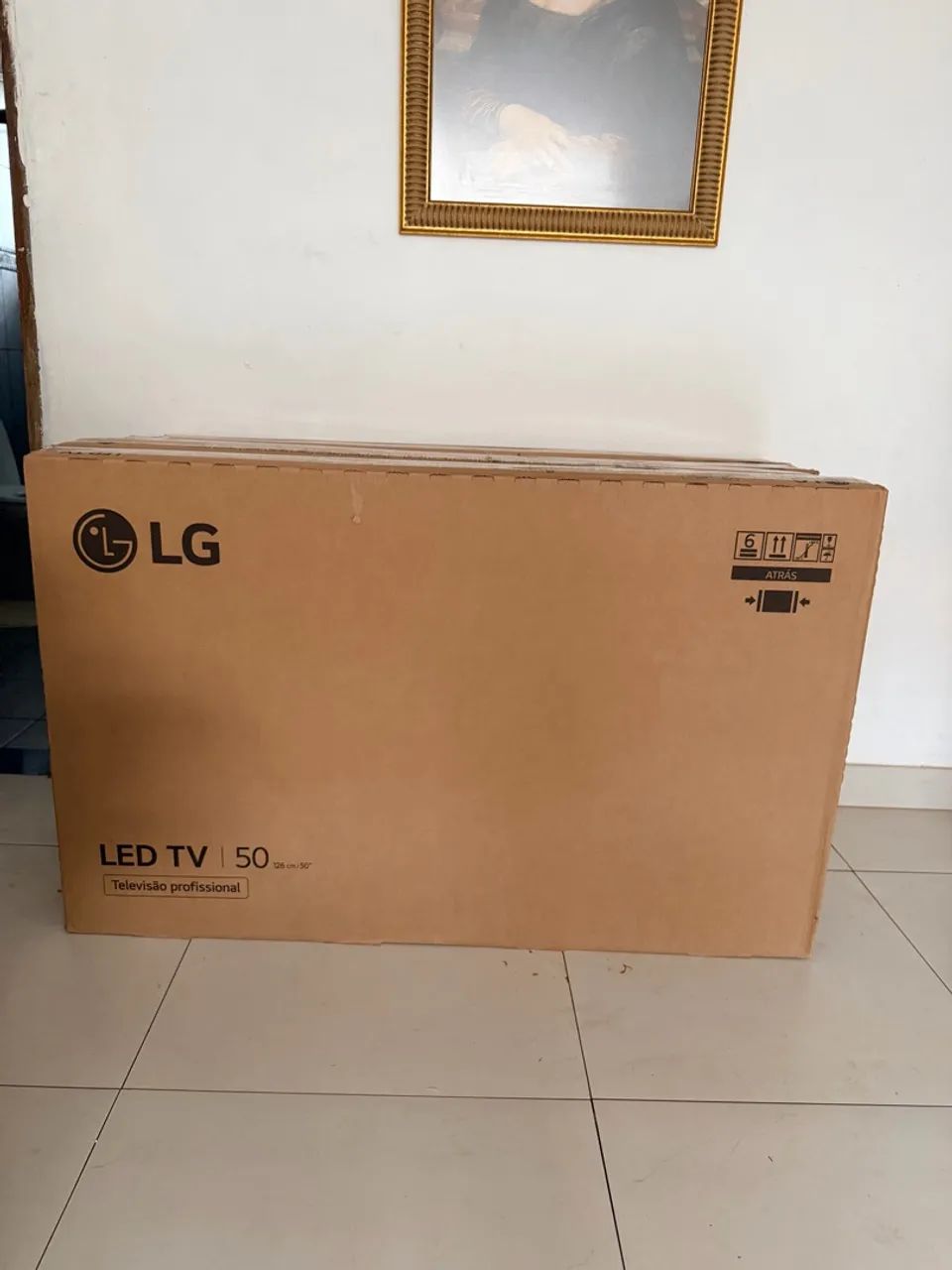 Smart tv lg 50 4k lacrada