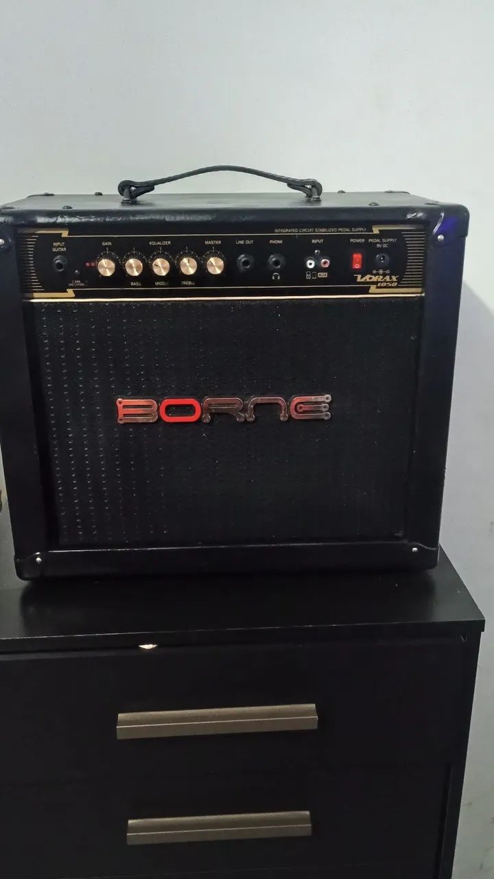 Caixa amplificada borne 50 watts 