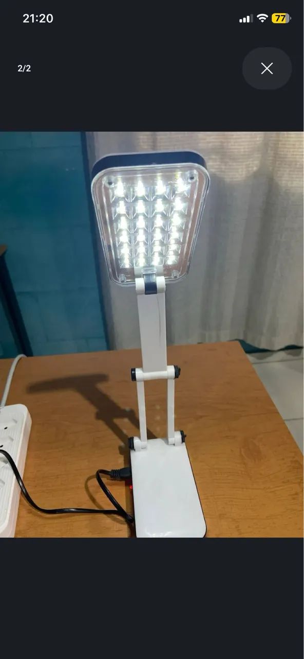 Luminária de mesa 