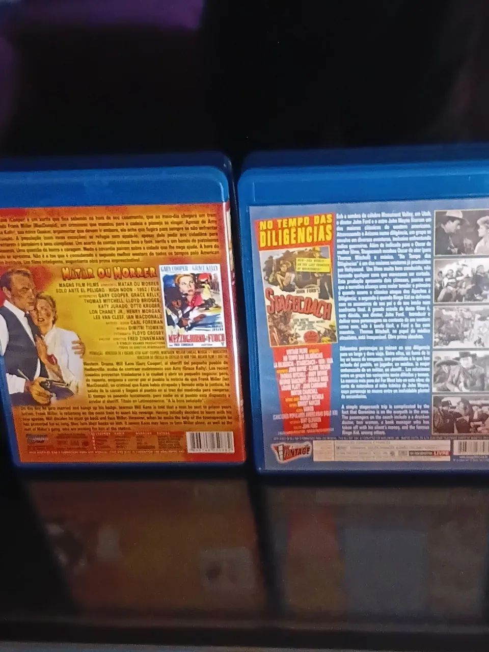 Blu-ray No Tempo das Diligências  e Matar ou Morrer  - Foto 2