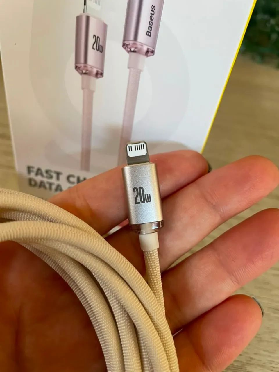 Cabo C para Lightning iPhone 20W Baseus 2M  - Foto 4