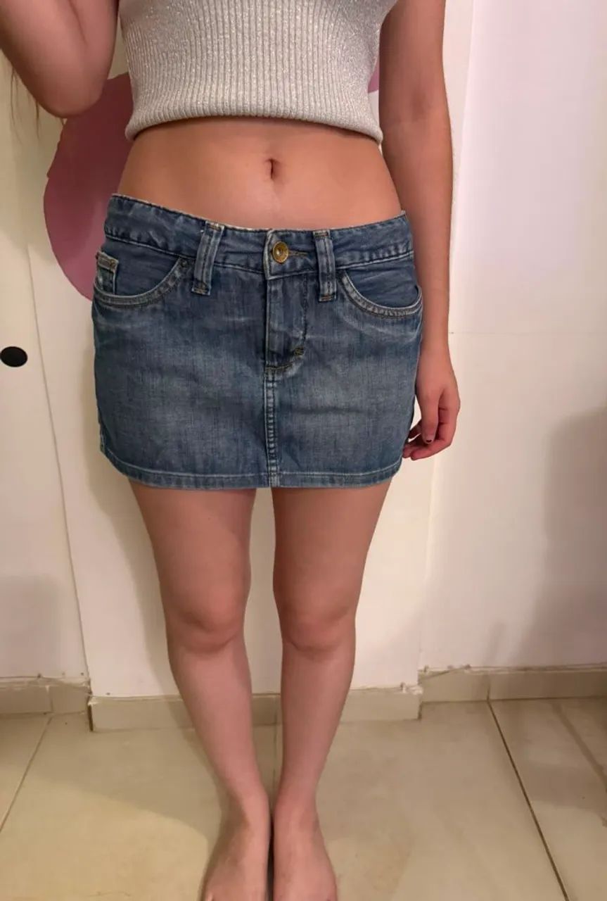 Saia Jeans Damyller 38/40 - Foto 2