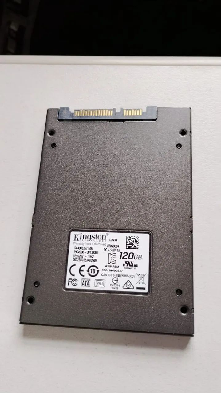 SSD Kingston 120Gb com Windows e Office instalado  - Foto 2