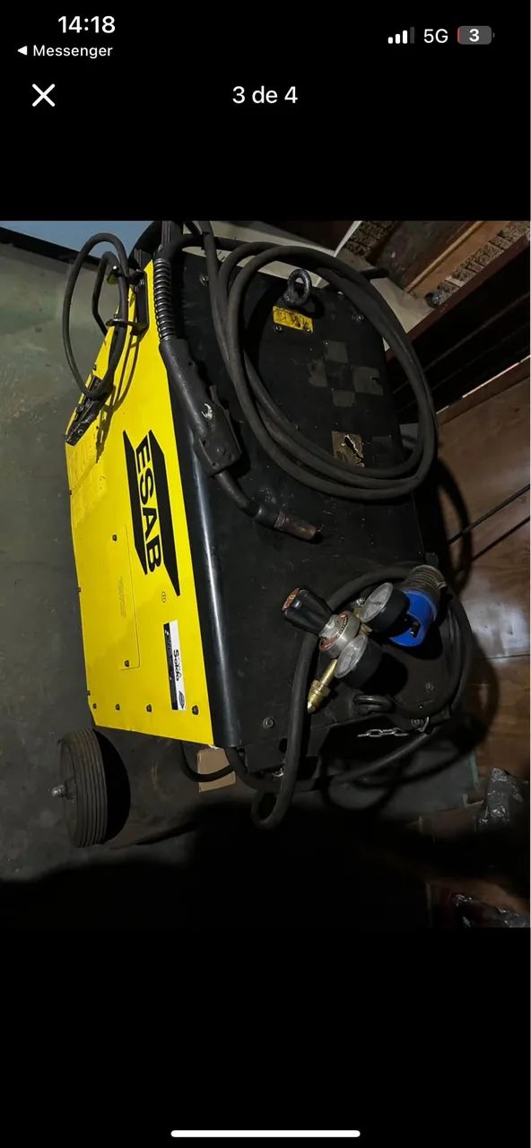 Aparelho de solda esab 455 4x4 smashweld - Foto 4