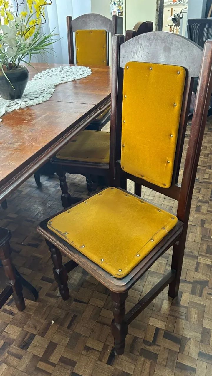 Jogo mesa de jantar com 8 cadeiras - Foto 4