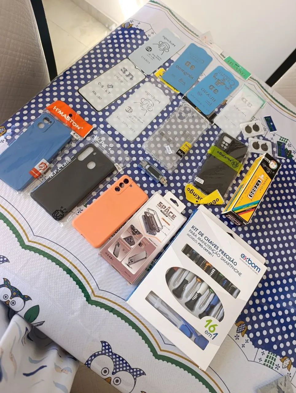 Produtos para loja de celular 