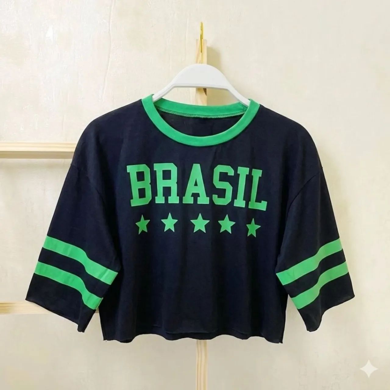 Cropped Oversized Brasil