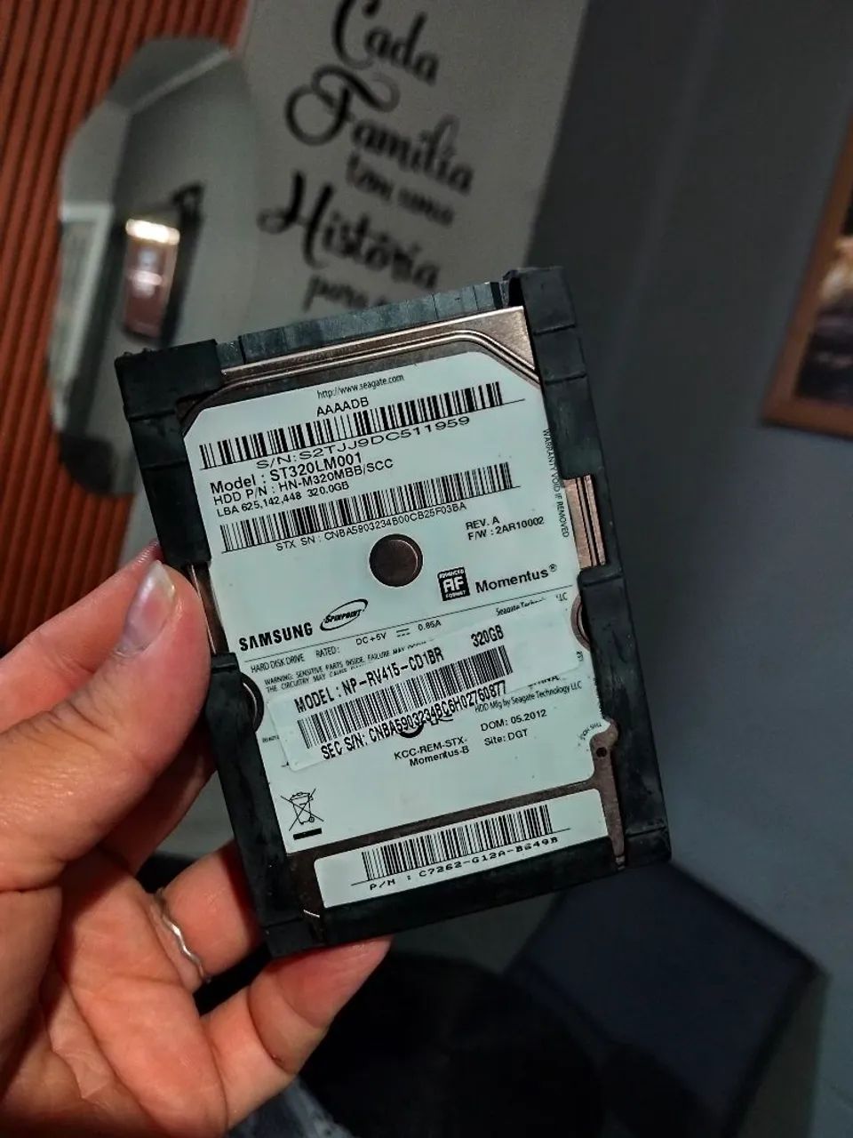 HD de 320 gigas Samsung novo  - Foto 2