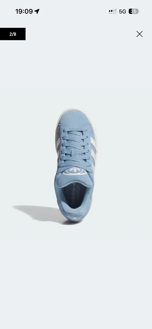 Tênis adidas campus azul  - Foto 3