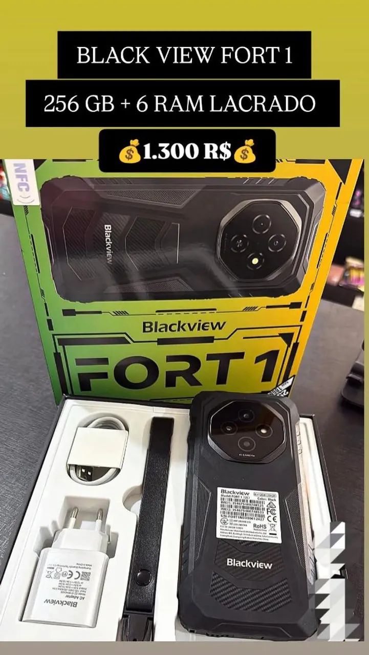 BLACK VIEW FORT 1 _ 256 GB LACRADO 
