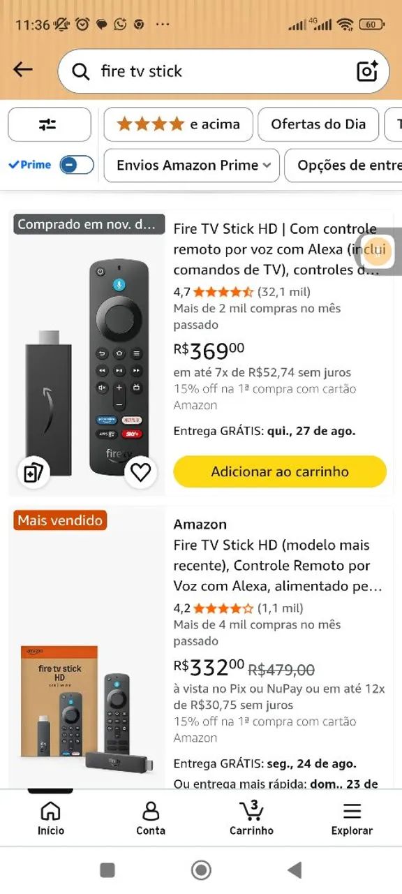 Vendo fire stick já funcionando  - Foto 3