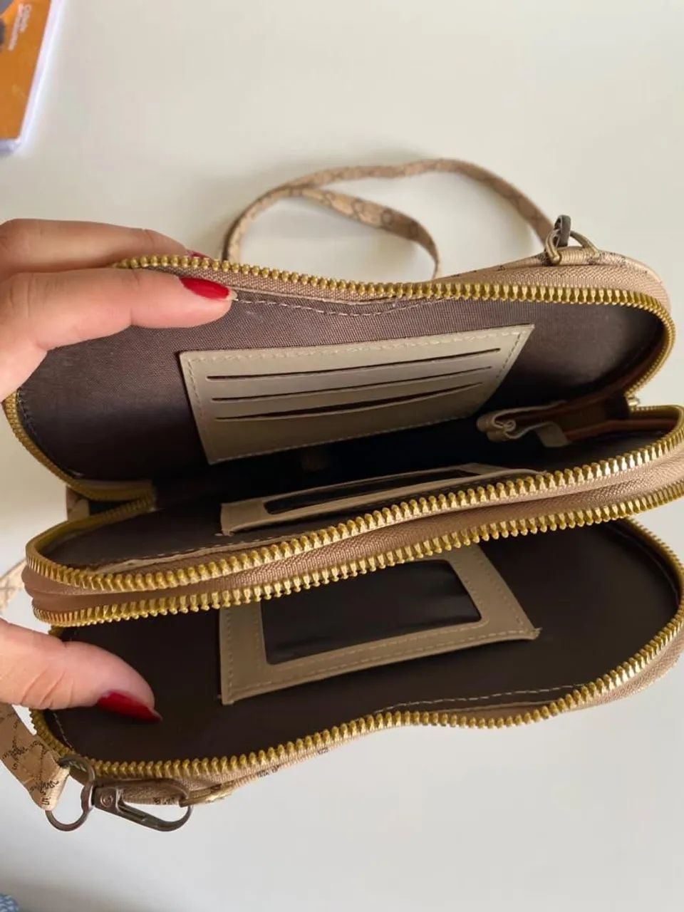 Bolsa coração com 3 bolsos - Foto 4