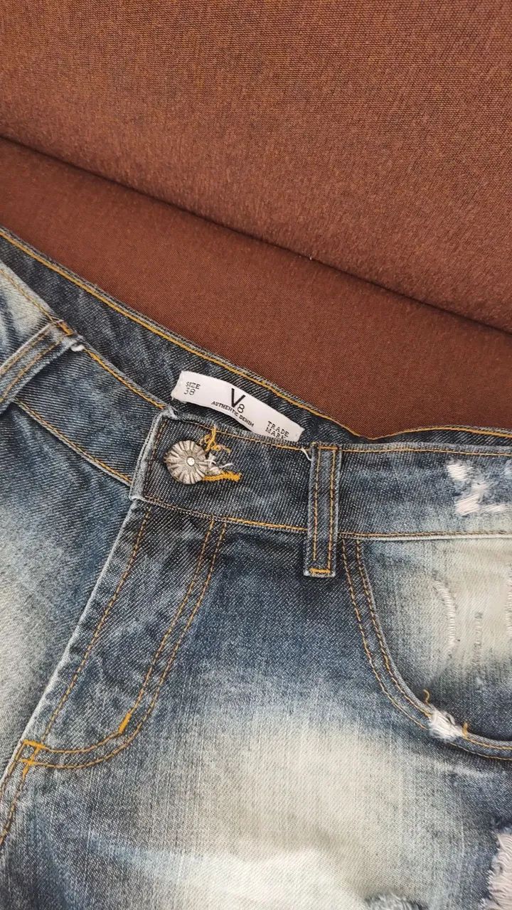 Bermuda jeans feminina 38 - Foto 3
