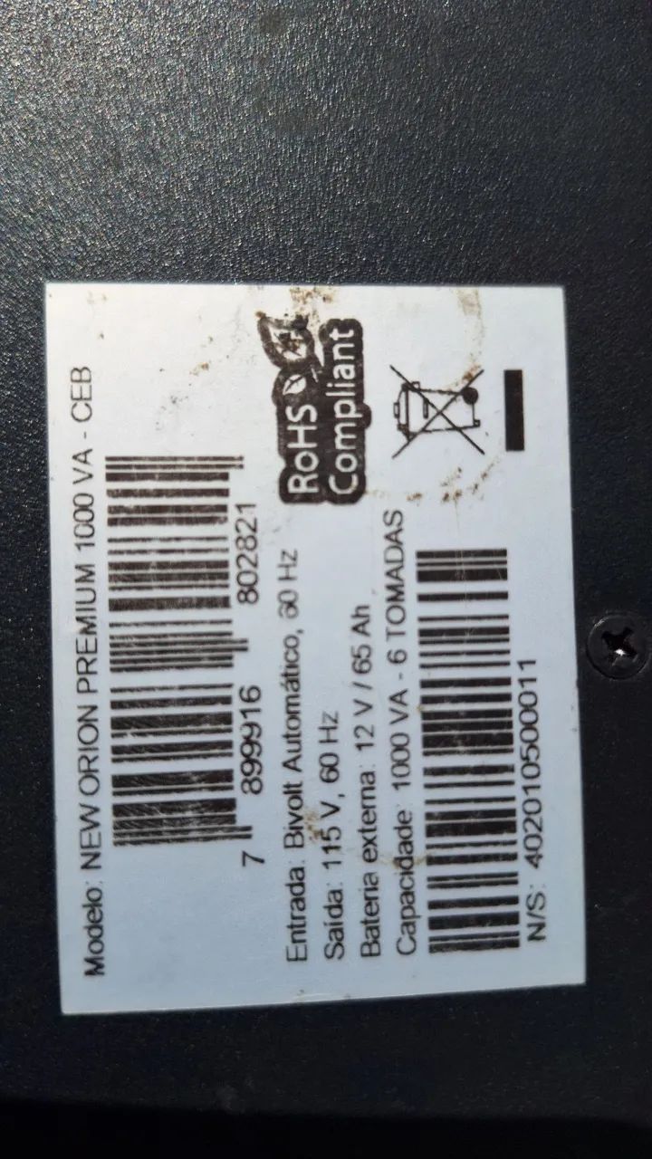 Nobreak 1000va  com  modulo  externo - Foto 2