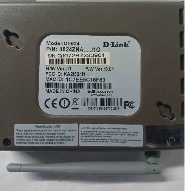 Roteador D-Link  DI-524 (Semi Novo) - Foto 4