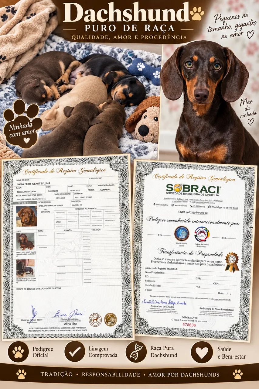 Cachorro Dachshund
