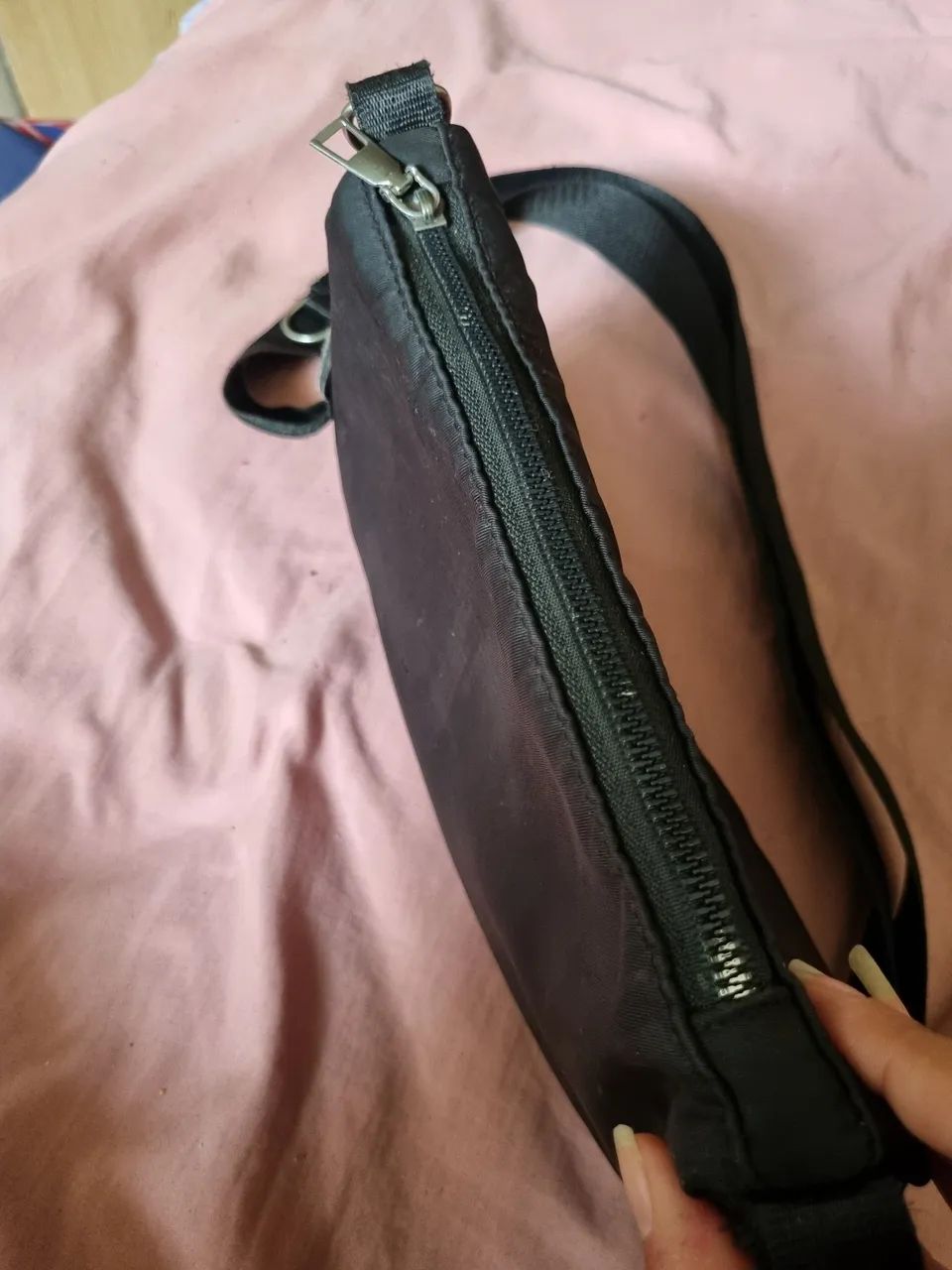 Bolsa de nylon preta  - Foto 5