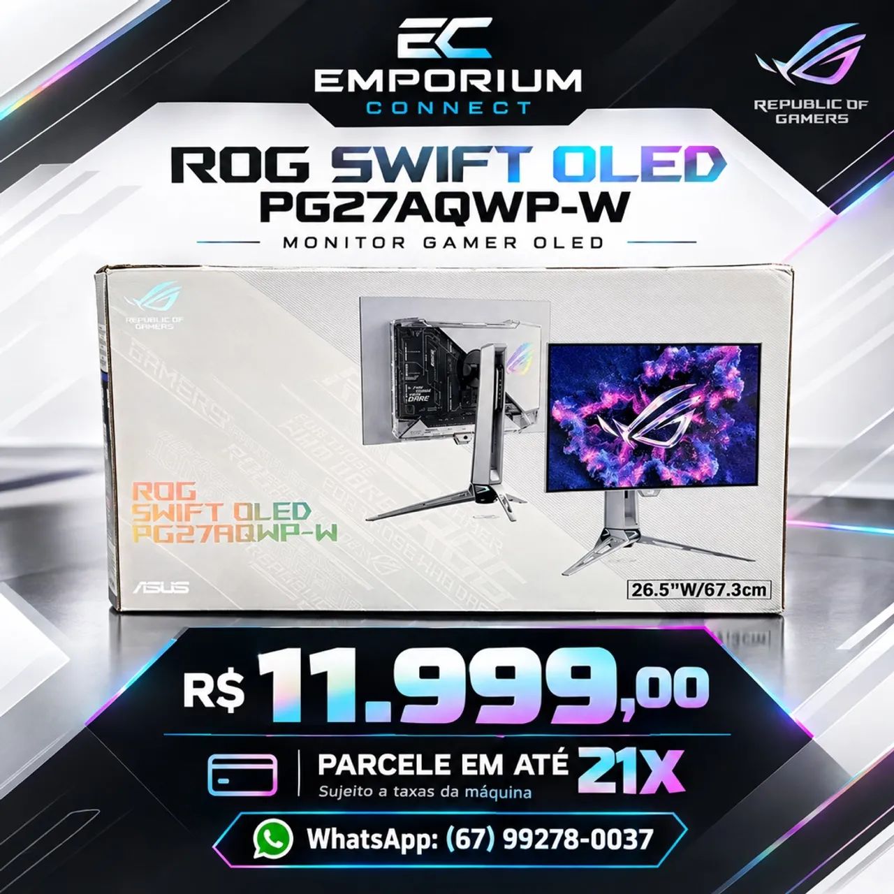 ? ASUS ROG Swift OLED PG27AQWP-W
