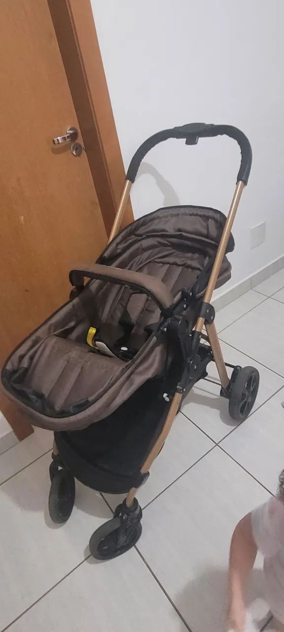 Carrinho de bb + bb conforto galzerano - Foto 3
