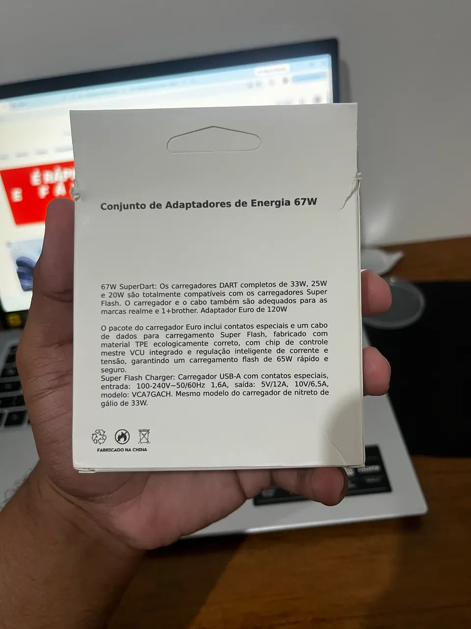 Kit carregador USB-C para Android e IOS - Foto 3