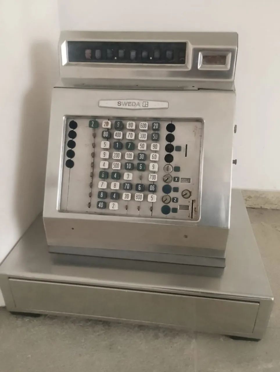 Registradora antiga, otimo estado  - Foto 2