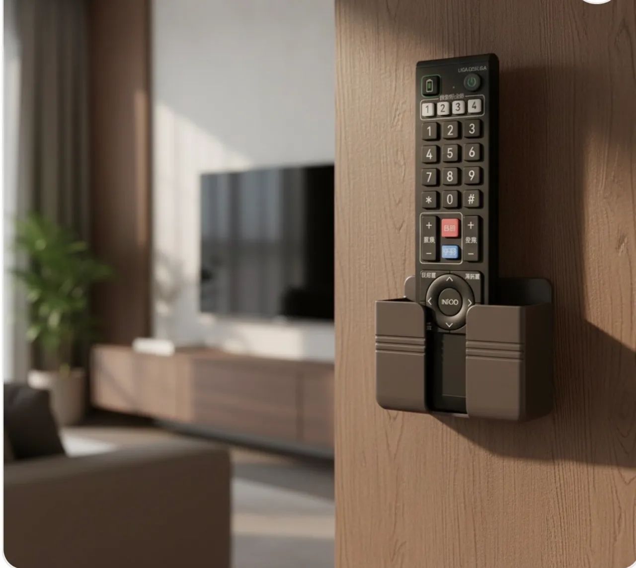 Suporte Multiuso de Parede para Celular e Controle Remoto - Foto 4