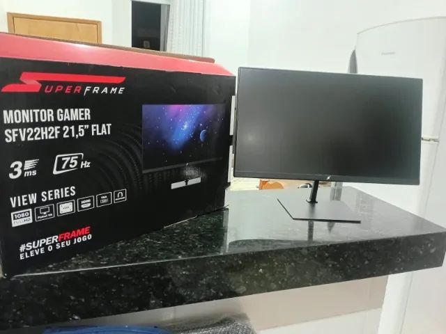 Monitor Gamer Superframe View 21.5 Polegadas, Full HD, 75hz - Foto 2