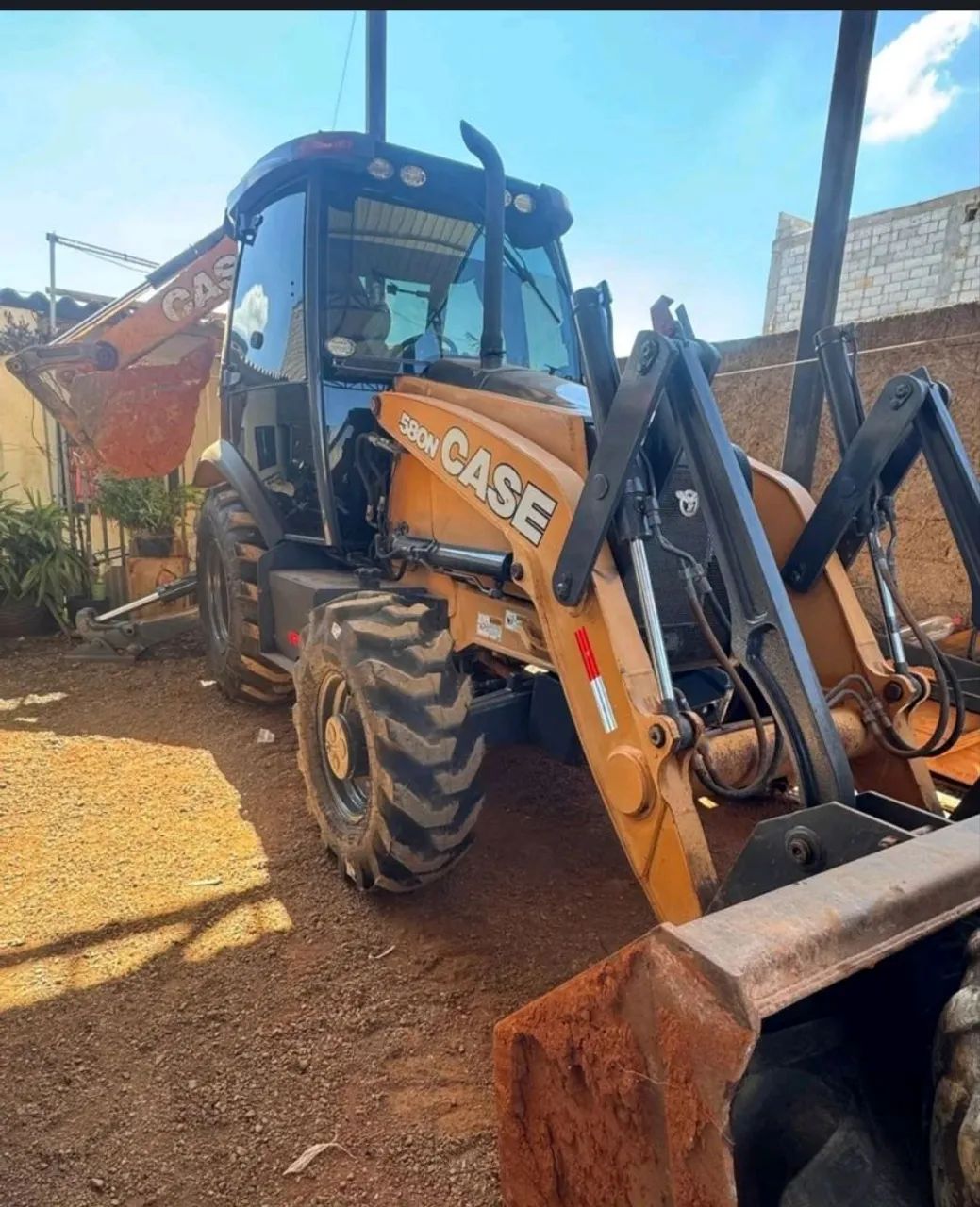 RETROESCAVADEIRA CASE 580N ANO 2016. - Foto 2